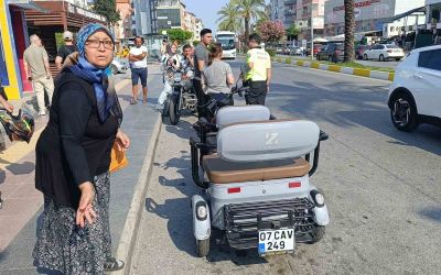 Manavgat’ta motosiklet kazası: 1 yaralı
