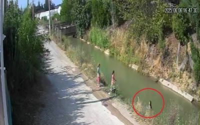 Küçük çocuğun sulama kanalına düşüp hayatını kaybettiği olay anının görüntüleri ortaya çıktı
