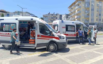 Kazada devrilip, tekrar tekerlerinin üzerine düştü
