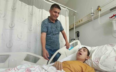 Otizmli çocuğun düştüğünü saklayıp 