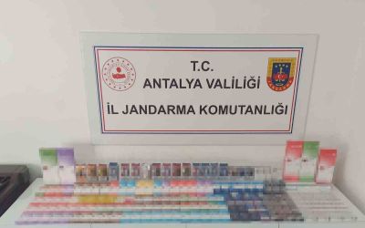 Alanya’da kaçak sigara operasyonu
