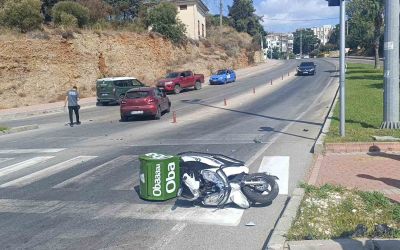 Otomobil ile motosiklet çarpıştı: 1 yaralı

