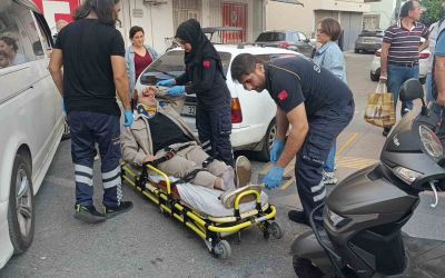 Aynı cadde üzerinde 5 dakika arayla kaza: 2 motosiklet sürücüsü yaralandı
