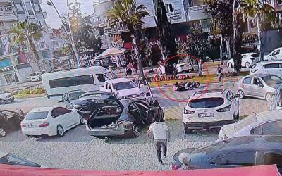 Kaza sesini duyanlar yardımına koştu
