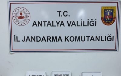 Alanya’da yarım kilo kubar esrar ele geçirildi
