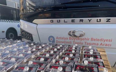Alanya’da şehitlerin isimleri halk otobüslerinde yaşatılacak
