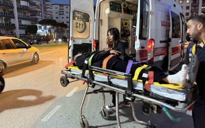 Gazipaşa’da otomobil ile motosiklet çarpıştı: 1 yaralı
