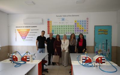 Rektör Özkan, mezunu olduğu okulun yenilenmesine destek verdi
