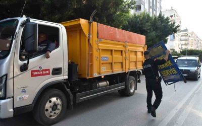 Kepez’de yol ve kaldırım işgallerine geçit yok
