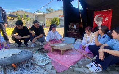 Aksu’da ders zili Yörük Çadırında çaldı
