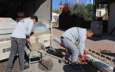 Kepez’in ’Anında Çözüm’ ekibi 7/24 iş başında
