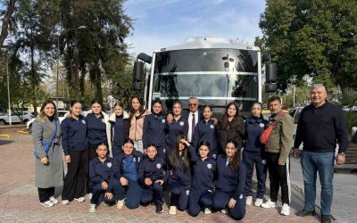 Başkan Topaloğlu’ndan voleybolculara moral desteği
