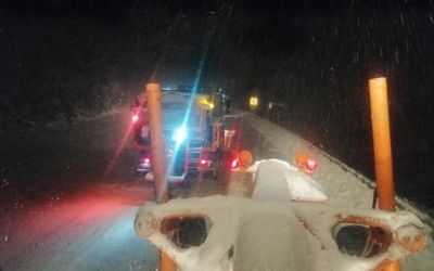Antalya-Konya karayolunda kar yağışı başladı
