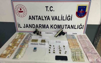 Manavgat’ta uyuşturucu operasyonu: 1 gözaltı
