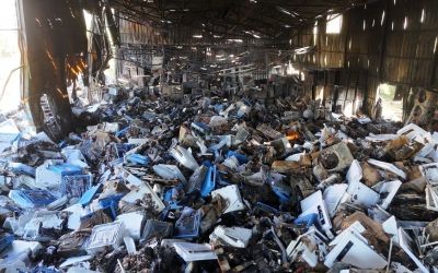 Alanya’da klima deposundaki yangının boyutu gün aydınlanınca ortaya çıktı
