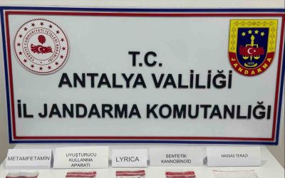 Alanya’da uyuşturucu operasyonu
