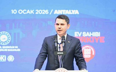 Yüzyılın Konut Projesi kapsamında Antalya’da kura heyecanı: 13 bin 213 konut için çekiliş yapıldı
