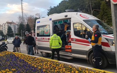 İki motosiklet çarpıştı: 1 yaralı
