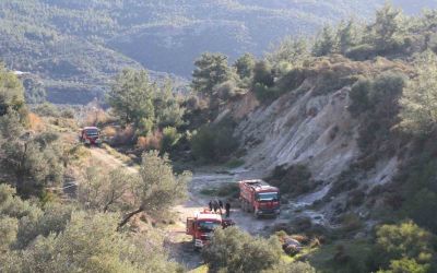 Antalya’daki orman yangınında zararın boyutu gündüz ortaya çıktı: 2 hektar zarar gördü
