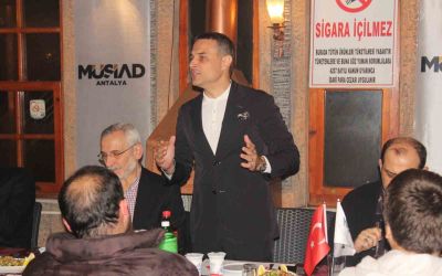 MÜSİAD Antalya’dan iş dünyasını buluşturan dost meclisi etkinliği
