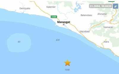 Antalya Körfezi’nde 4,1 deprem
