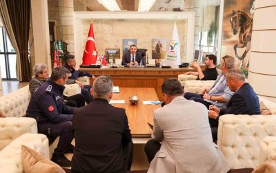 Manavgat’ta sezon öncesi ulaşım ve güvenlik masaya yatırıldı
