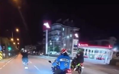 Alanya’da tek teker kazasında faciadan dönüldü
