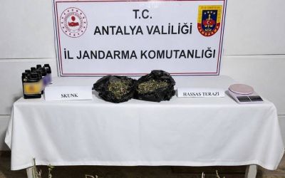 Aksu’da 243 gram uyuşturucu madde ele geçirildi
