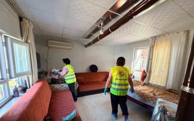 Kepez’den şehit ve gazi evlerinde bayram temizliği
