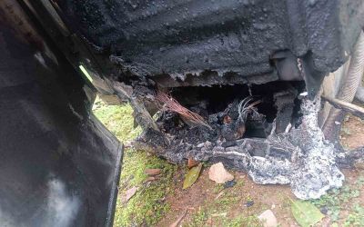 Alanya’da çamaşır makinesi yangını korkuttu
