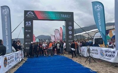 23 ülkeden 820 sporcu Alanya Ultra Trail için start aldı
