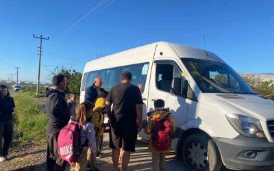 Traktör kasalarında eğitim yolculuğunda mutlu son
