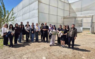 Alanya’da üniversiteli öğrencilerden tropikal bahçelere teknik gezi
