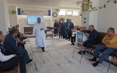 Kutsal yolculuk öncesi hacı adaylarına eğitim
