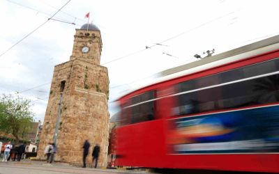 Antalya’da tarihi Saat Kulesi’nde zaman bir kez daha durdu
