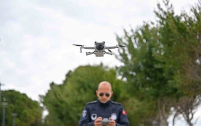 Antalya Büyükşehir zabıtasından dronla denetim
