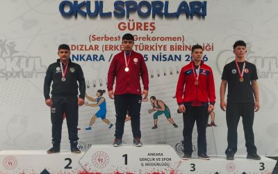 Manavgatlı güreşçi Umut Altay Türkiye ikincisi oldu
