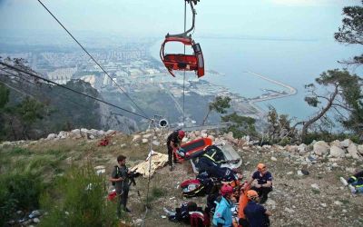 Antalya’daki teleferik kazası davası ek bilirkişi raporunda 5 sanık için birinci derece sorumluluk tespiti
