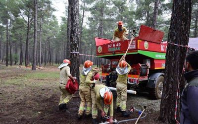 Ormancılar Antalya’da kıyasıya  yarıştı
