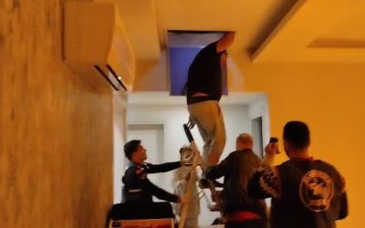 Tavan arasına saklandı jandarmadan kaçamadı
