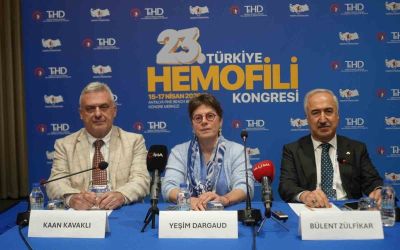 23. Türkiye Hemofili Kongresi Antalya’da başladı