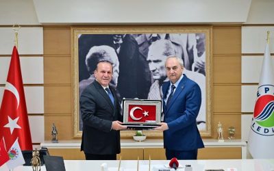 KKTC Başbakan Yardımcısı Ataoğlu, Kepez Belediyesi’nde
