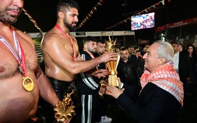 Kepez’in başpehlivanı Enes Doğan
