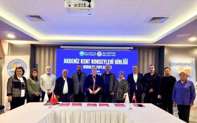 Akdeniz kent konseyleri birliği Alanya’da kuruldu
