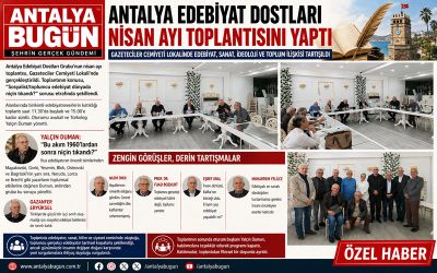 Antalya’da Edebiyat Zirvesi: Toplumcu Edebiyat Masaya Yatırıldı