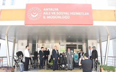 Antalya Aile ve Sosyal Hizmetler İl Müdürlüğüne anlamlı bağış
