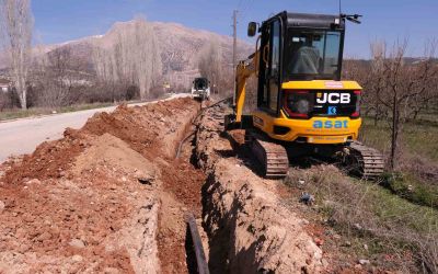 ASAT’tan Elmalı’da asfalt öncesi altyapı yatırımı
