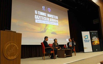 Akdeniz Üniversitesi’nde 15 Temmuz Manşetleri Gazetecilik Atölyesi düzenlendi
