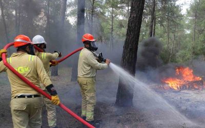 Antalya 2 bin 400 personel, 251 adet hava ve kara aracı ile muhtemel orman yangınlarına hazır
