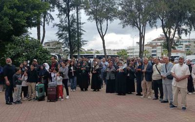 Manavgatlı hacı adayları kutsal topraklara uğurlandı
